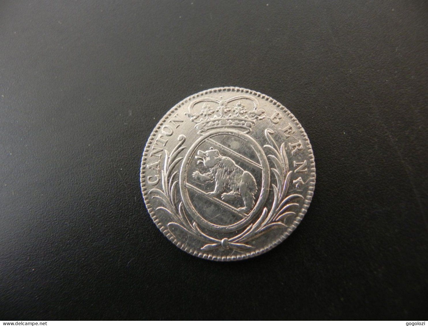 Alle Münzen: Bern 5 Batz 1810 Silber – Gebraucht aus Biel/Bienne von Gogolozi 1