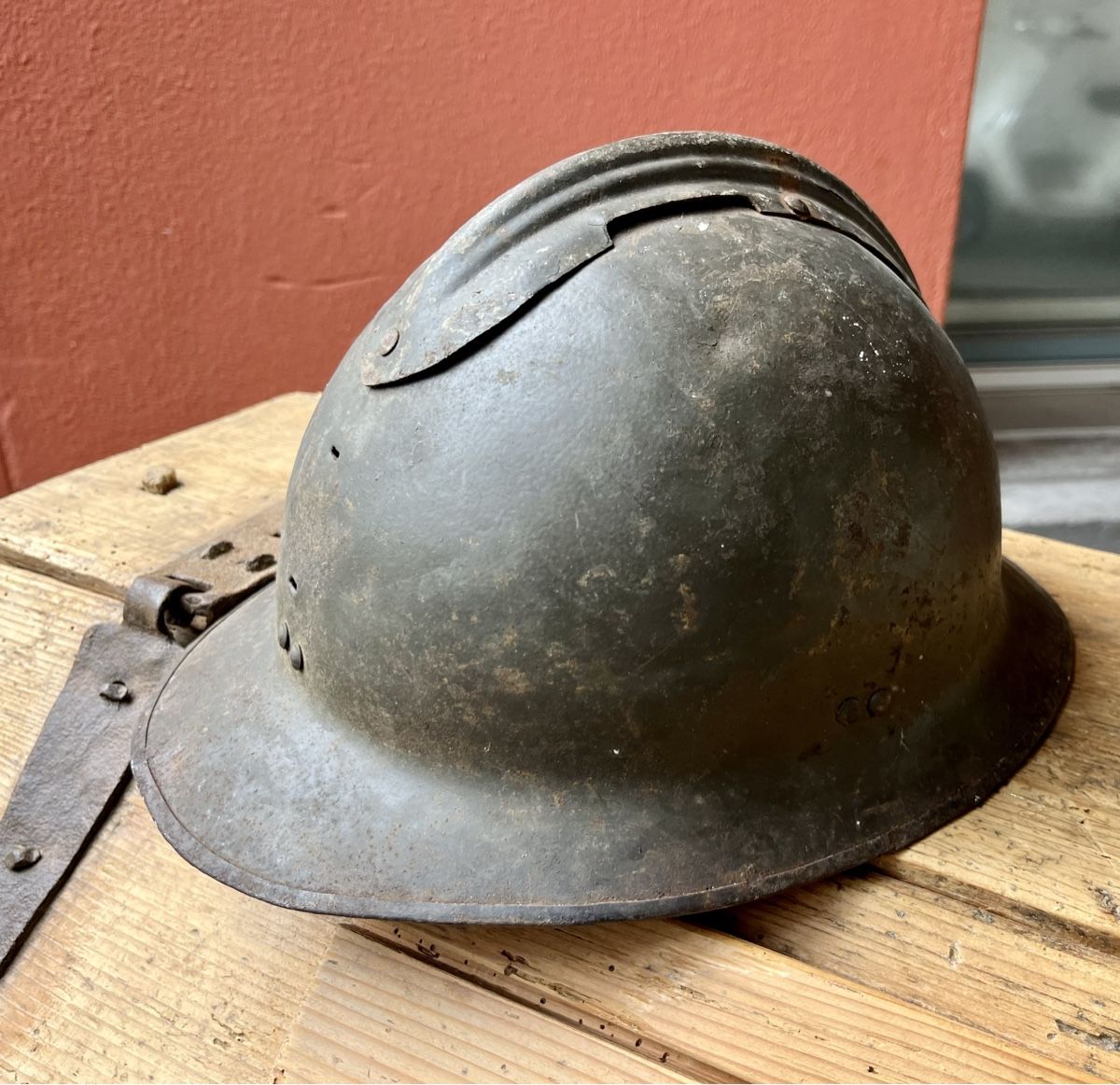 Uniformi & Effetti personali: Französischer Militärhelm Model Adrian 1.WK – Usato da Ottikon venduto da san_w99n 1