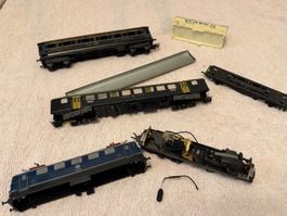 Märklin H0 Bastelkiste Estrich - Lok & Wägen div.