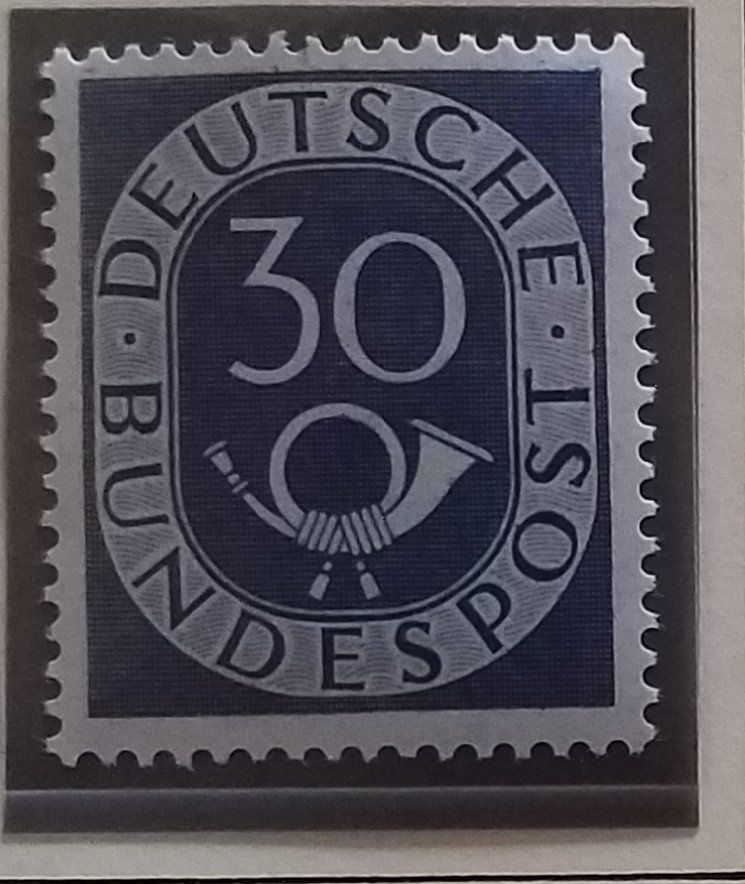 Tous les timbres: BRD, Nr. 132 Posthorn postfrisch Kt. 60.- – D'occasion à Baden par Eggi