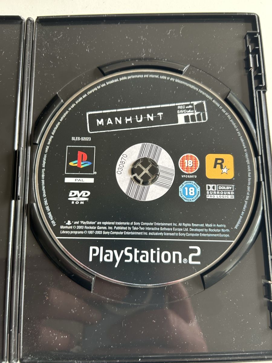 Spiele: Manhunt Pal PS2 disk only – Gebraucht aus Pully von PongDayOne