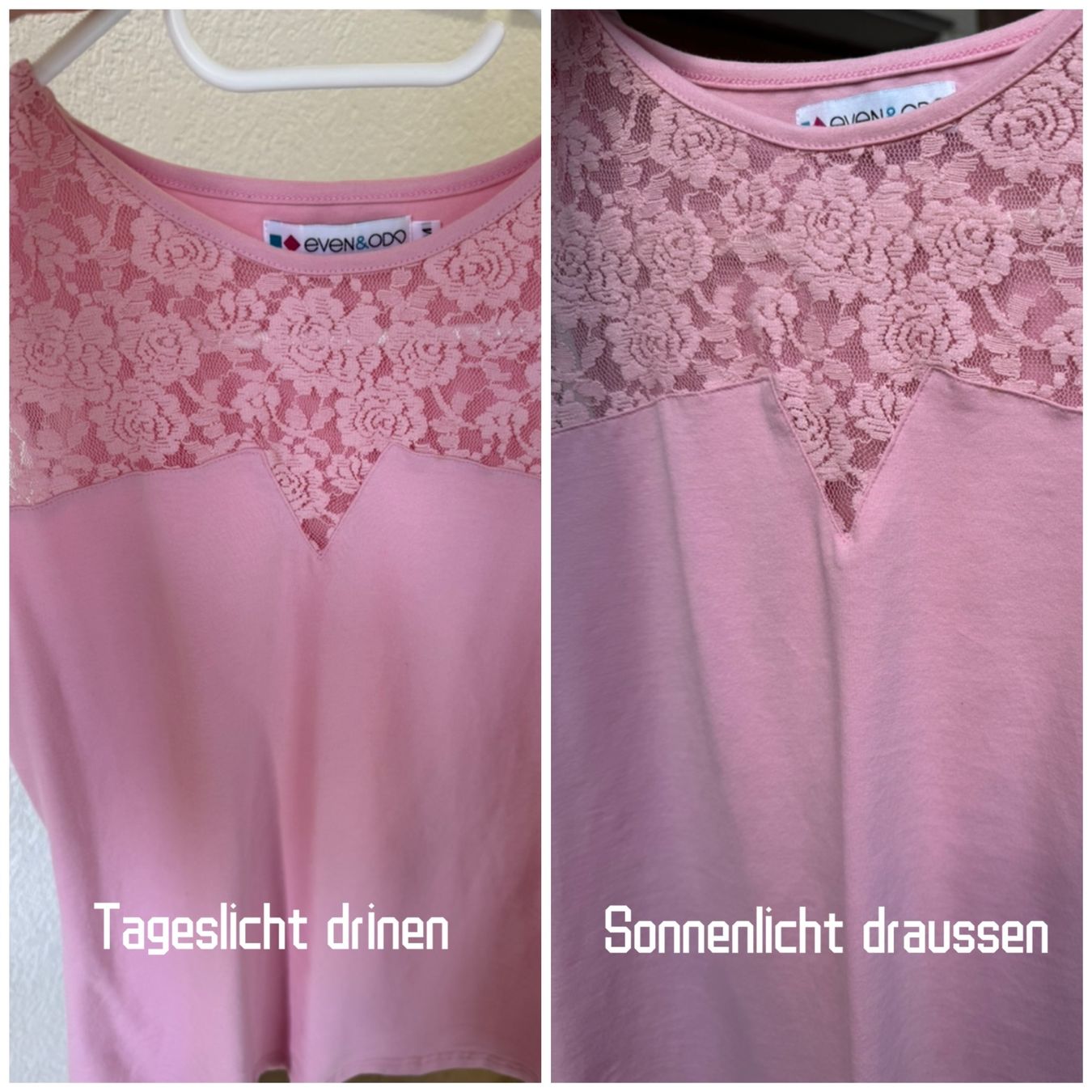 Top: Even & Odd Top rosa Spitze Gr. S / M – Usato da Fislisbach venduto da KolibriSecondhand 9