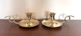 Kerzenhalter Set aus Messing