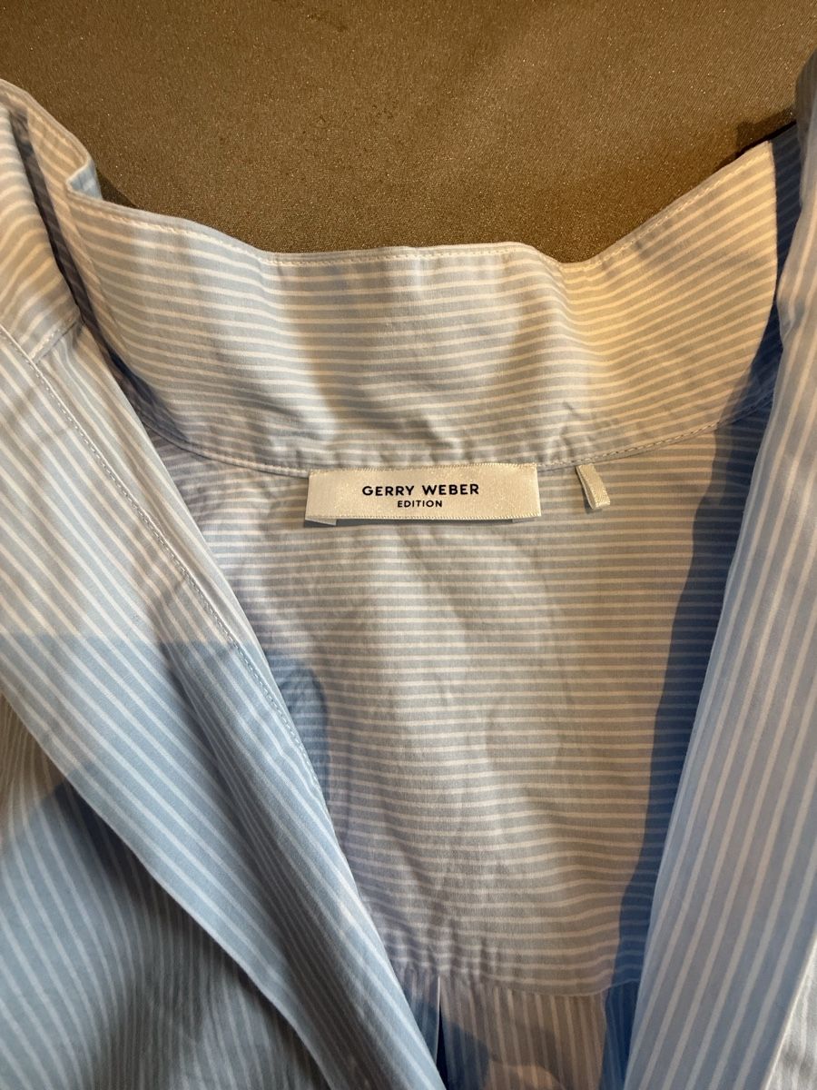 Gerry Weber Camicette: GERRY WEBER EDITION Bluse blau-weiss gestreift Grösse 42 – Usato da Oberglatt ZH venduto da kaishu 2