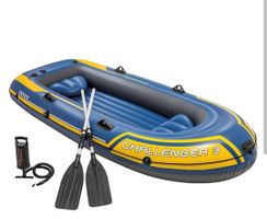 Intex Schlauchboot Challenger 3 3-Personen aufblasbar pvc