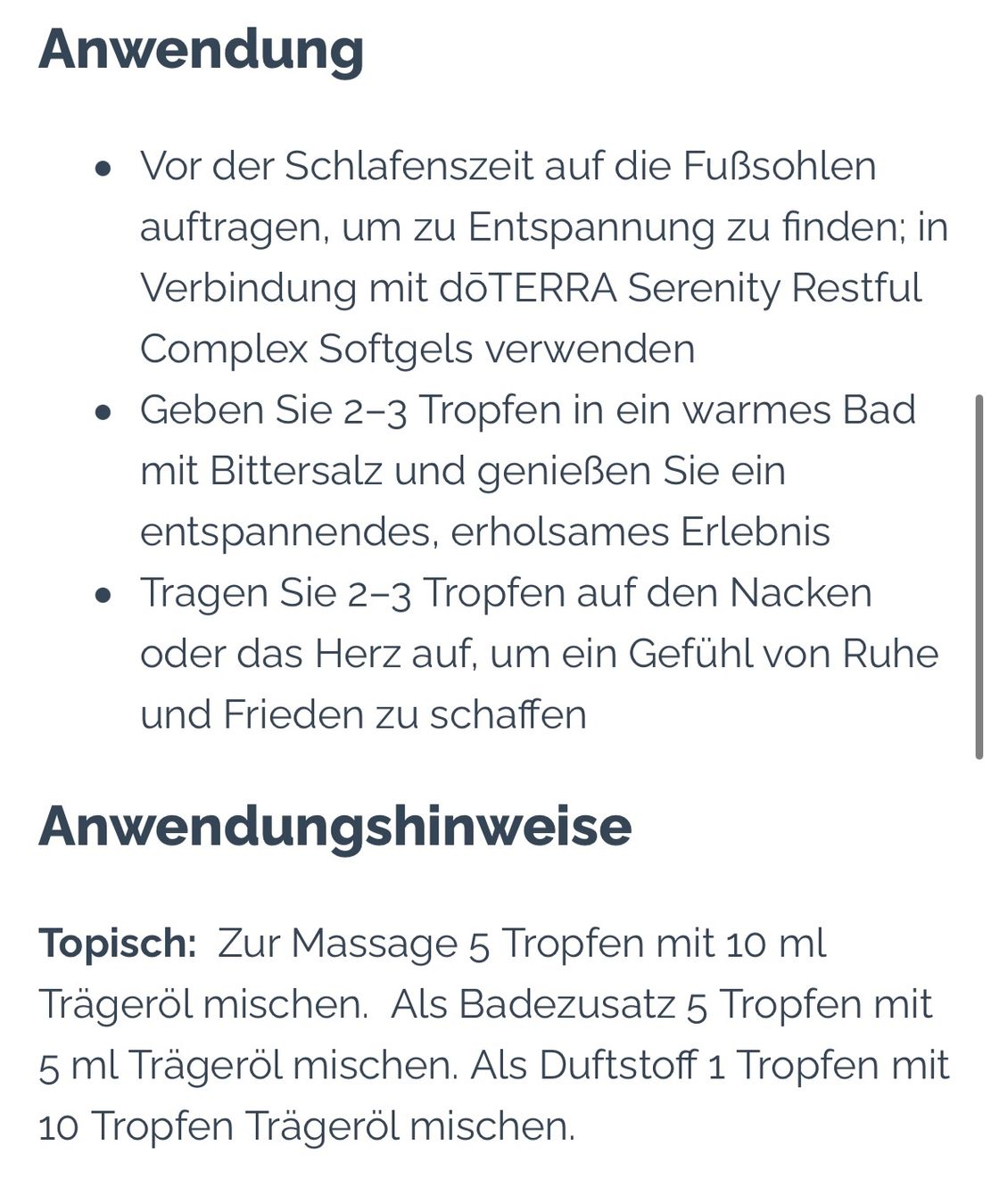 Doterra Oli essenziali: Serenity Döterra – Nuovo e nell'imballaggio originale da Visp venduto da Stebar1966 1