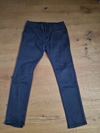 Dunkelgraue  Damen Jeans "I do do" Grösse XXL, Top Zustand!