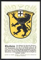 AK Thalheim, Wappen mit schwarzem Löwen