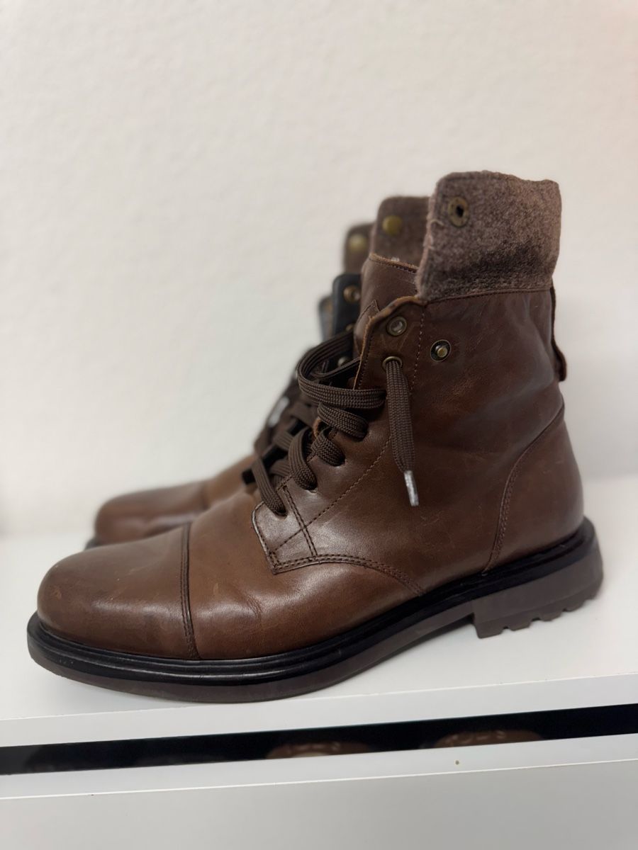 Hufschuhe: Stylish Brown Leather Winter Boots - Size 44Great! – Gebraucht aus Oberglatt ZH von arb_pt85 1