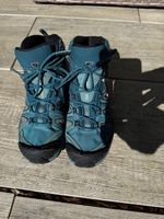 Wanderschuhe Salomon comfort classic  38.5 petrolblau