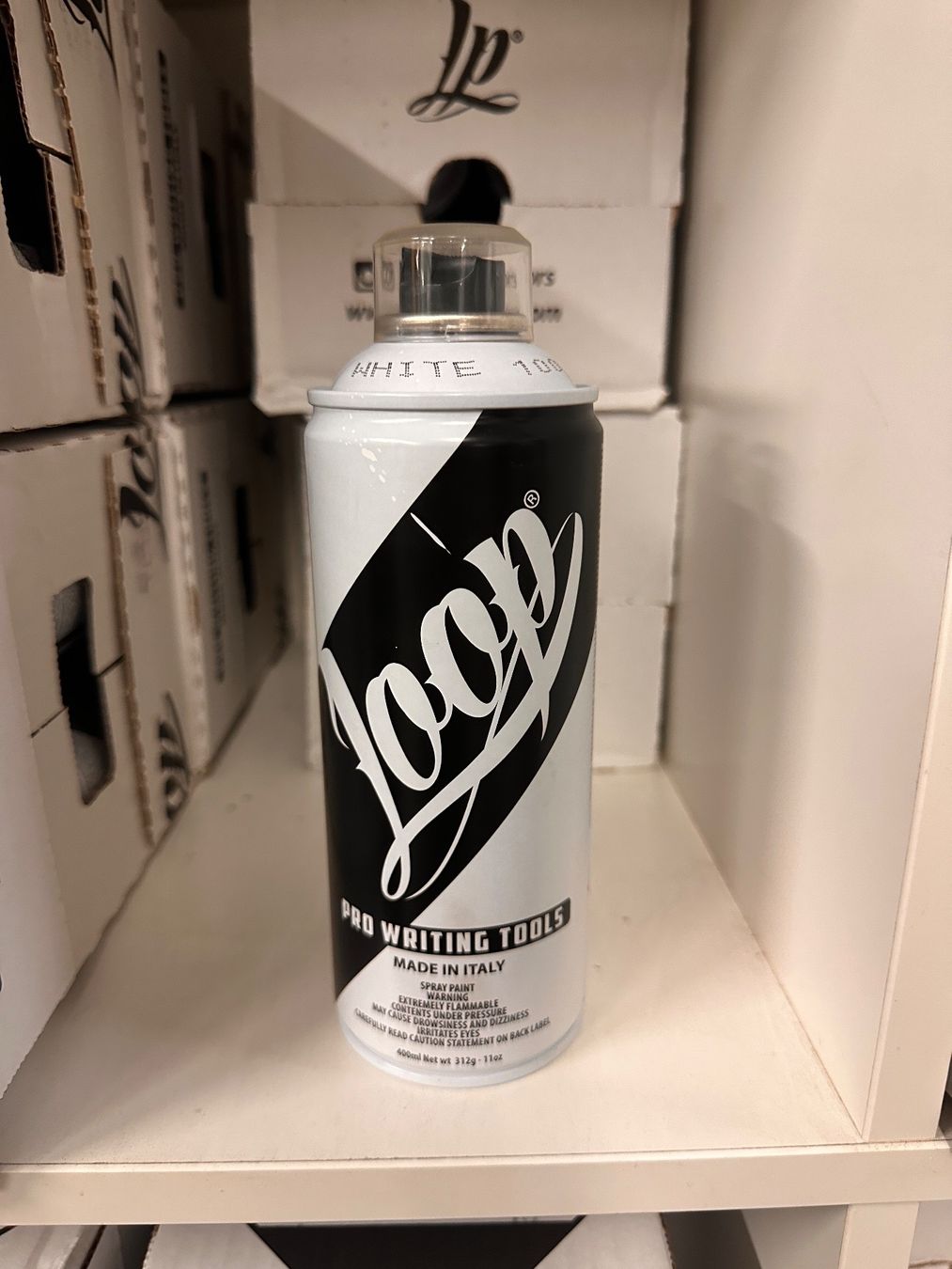 Colori: Spray peinture blanc  Loop colors / graffiti – Usato da Cointrin venduto da plasticover