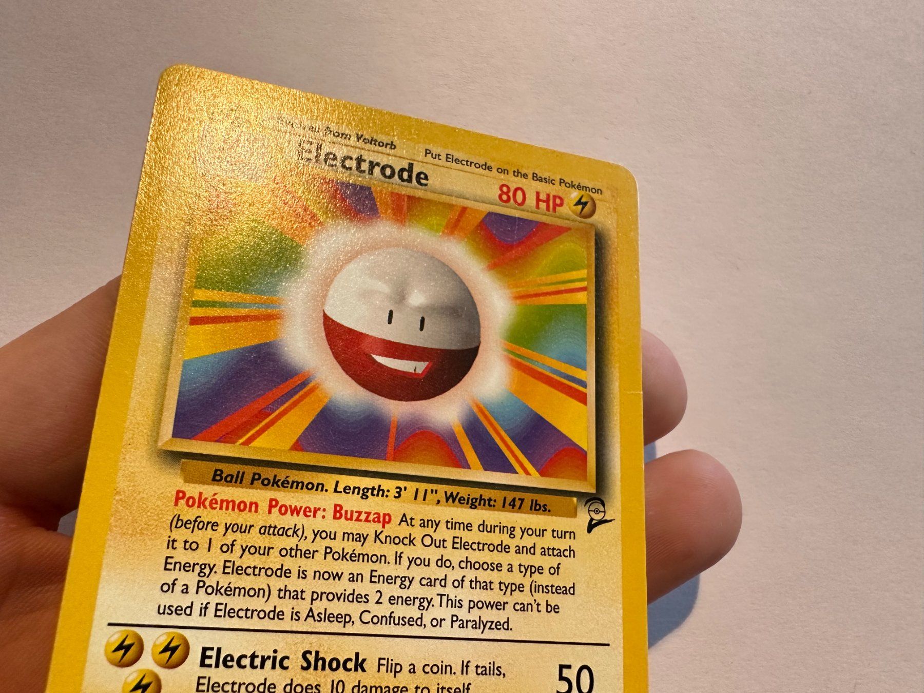 Pokémon Carte collezionabili: Electrode non holo Base 2 EN – Usato da Hagendorn venduto da Pokecollectorch 3