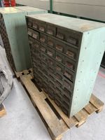 3 Stück Schrauben / Kleinteilekasten mit Schubladen