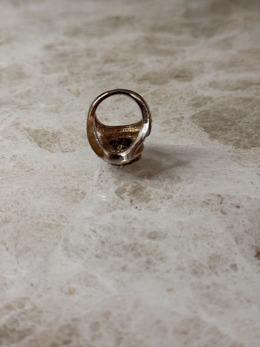 Anelli: Olivin Ring mit Steinen, ca Grösse 56 – Usato da Elsau venduto da shoppa2 3