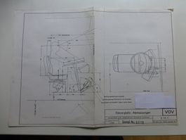 Karosserie, Bauplan Fahrerplatz- Abmessungen von 1968