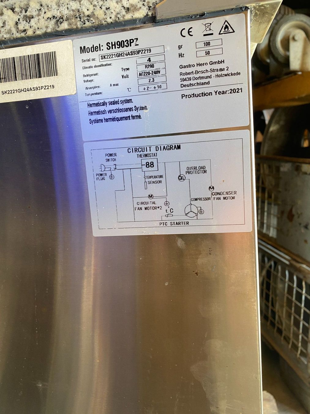 Elettrodomestici da cucina: Gastro Zubereitungstisch – Usato da Feuerthalen venduto da Sct3 1