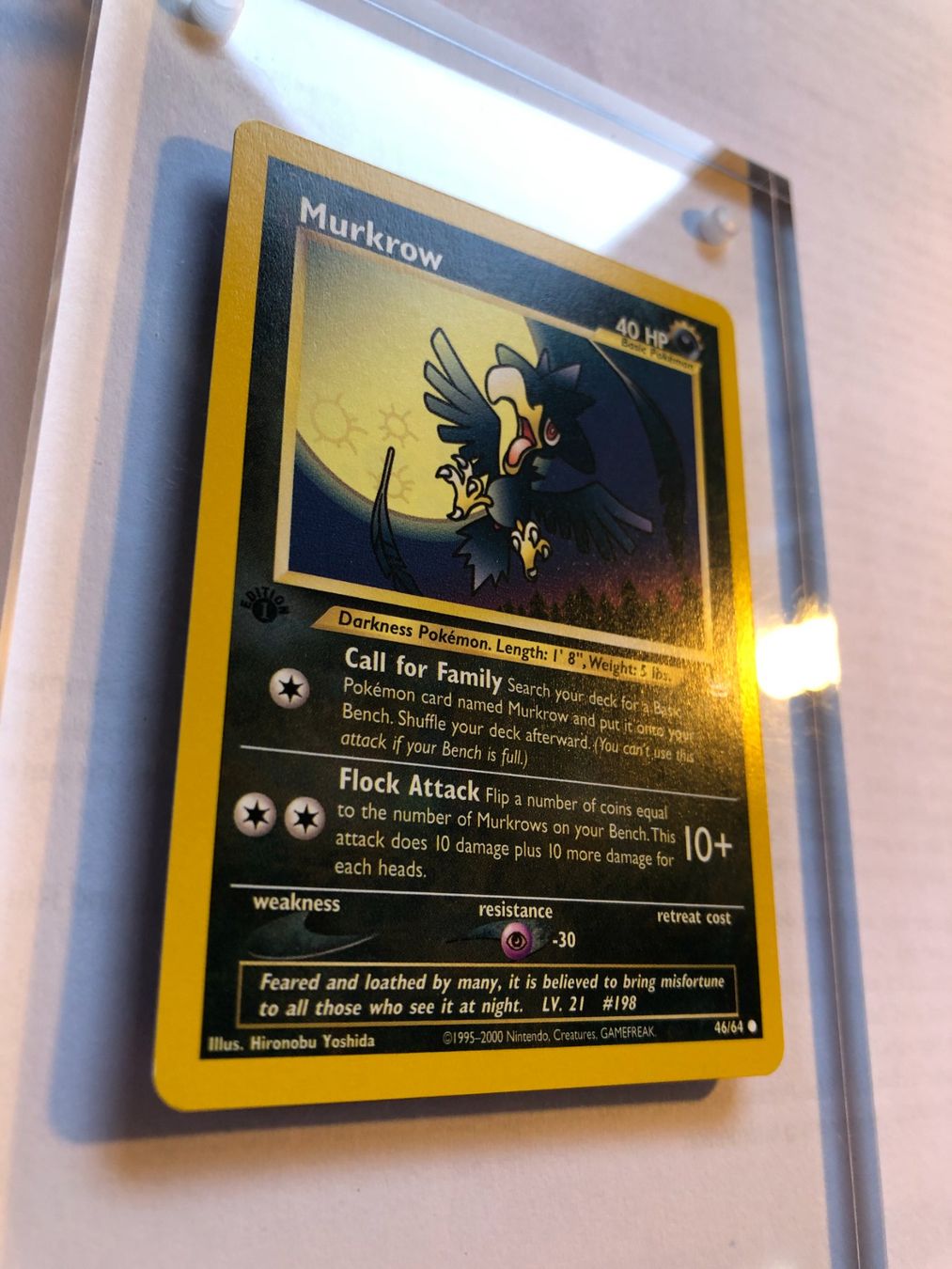 Carte collezionabili: Murkrow 1st Neo Revelation - MINT - ab 1.- – Usato da Giubiasco venduto da dan_pr8b 1