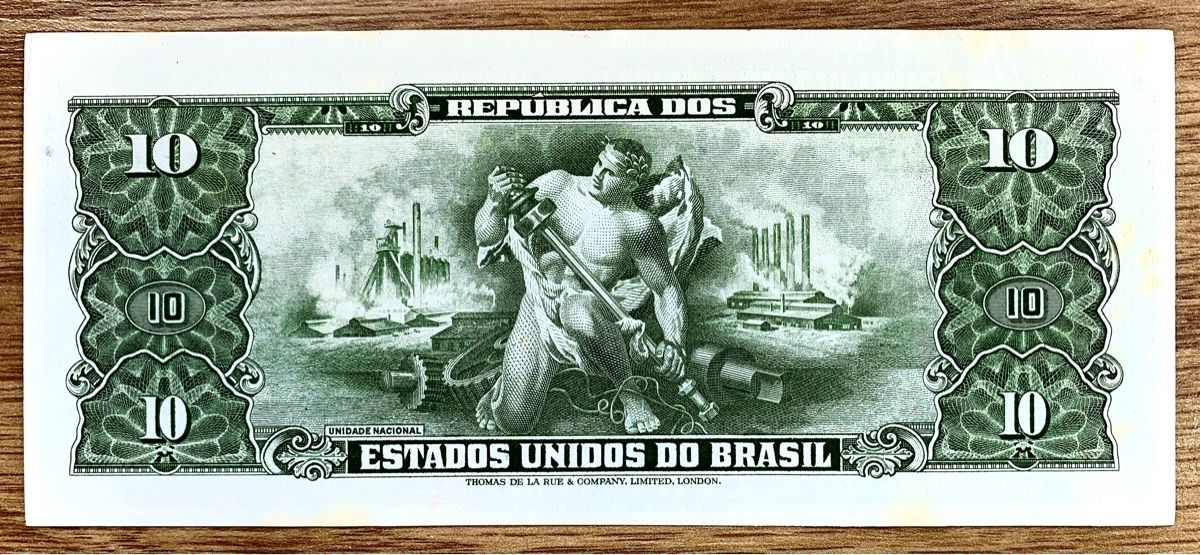 Banconote: 10 Cruzeiros Brasilien 1966!!! – Usato da Oberentfelden venduto da NunoLouro 1