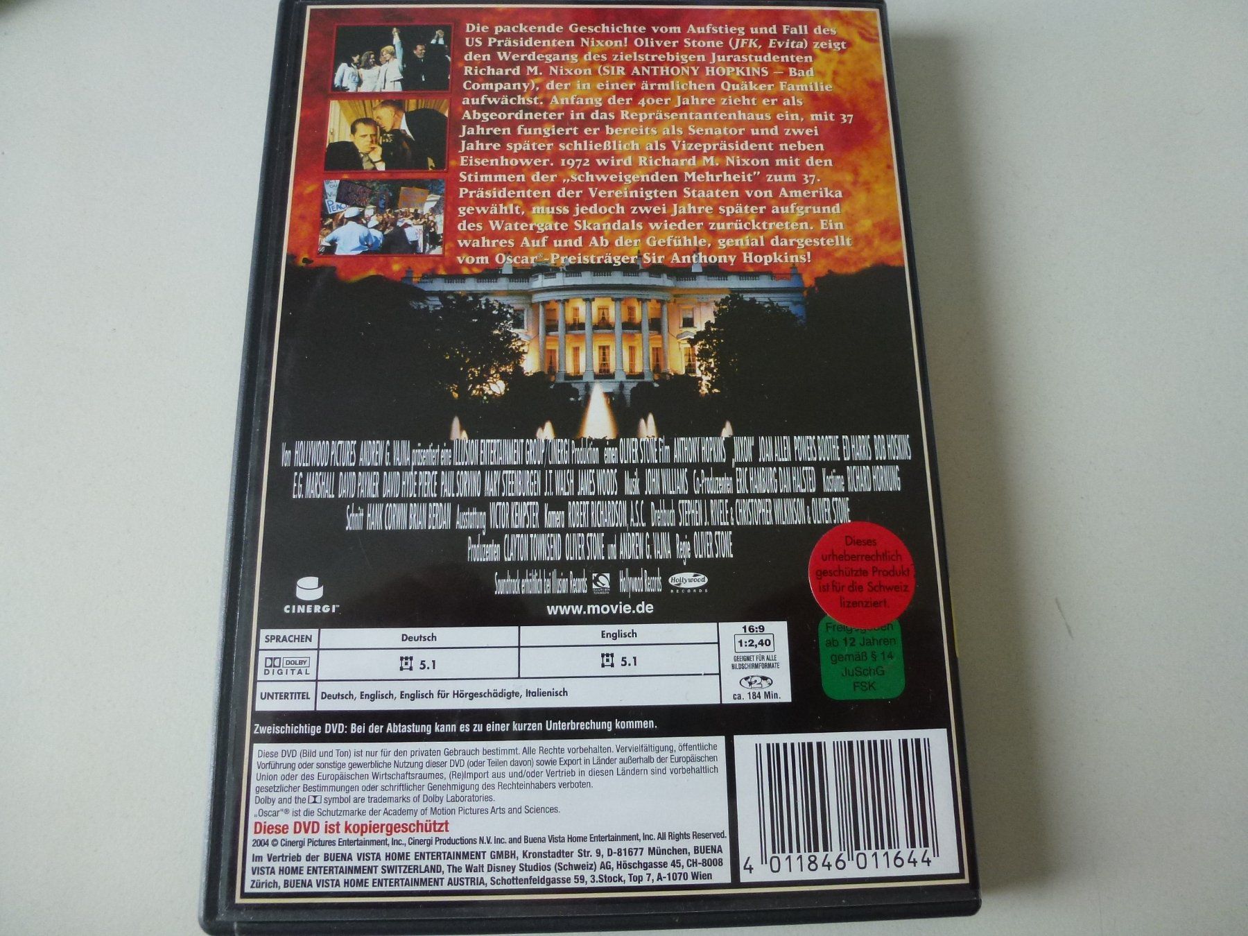 Tutti i DVDs: Nixon (1995)  DVD – Nuovo (secondo la descrizione) da Bern venduto da Frebo 1