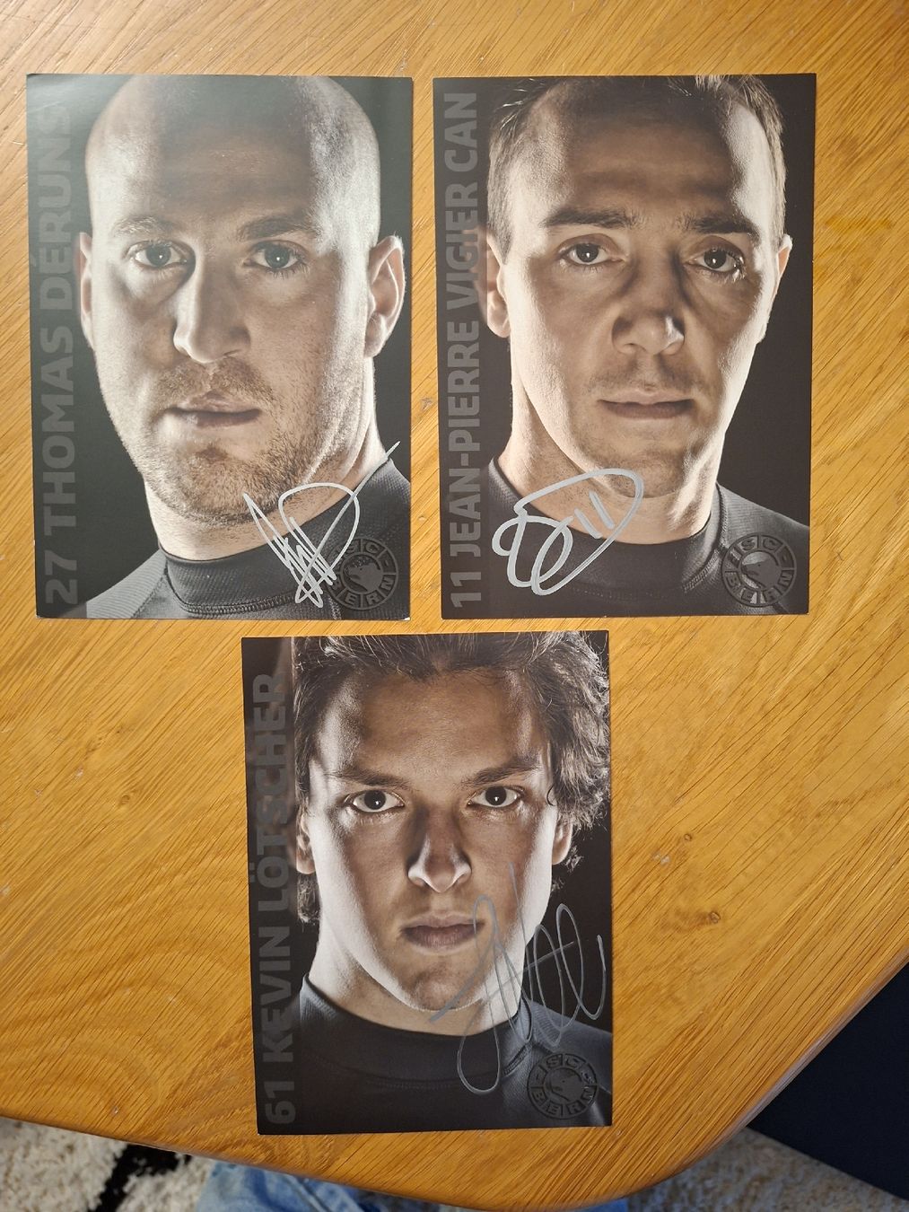 Autografi: SCB Autogrammkartem 3x, SC Bern original – Usato da Thun venduto da wuschu
