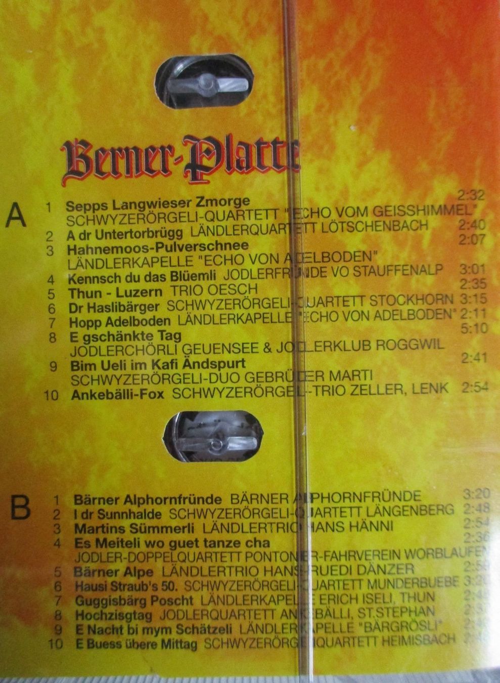 Musicassette: Berner Platte / MC / Kassette / Rarität – Nuovo e nell'imballaggio originale da Flumenthal venduto da novbra 1