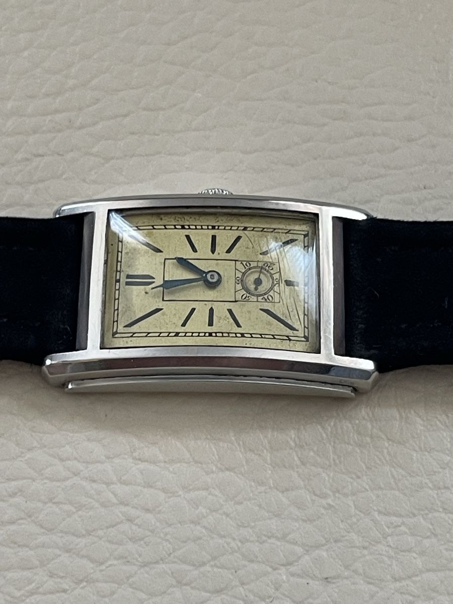 Orologi: Montre vintage Rectangulaire mécanique  – Usato da Posieux venduto da Angeles82 1
