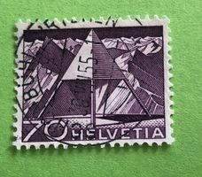 Nr.308 mit Stempel Triangulationspunkt Technik und Landschaf