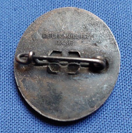 Spille & Fermagli: SELTEN: Anstecker 11. Eidg. Tambourenfest Basel 1954 – Usato da Allmendingen b. BE venduto da MMC-MuMeCo 2