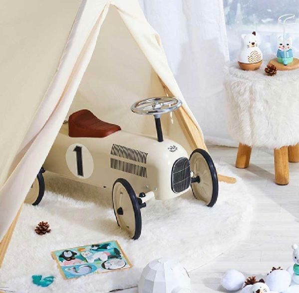 Vilac Veicoli per bambini: Vilac Vintage Rutschauto cremefarben – Nuovo e nell'imballaggio originale da Basel venduto da Seifehuesli 4