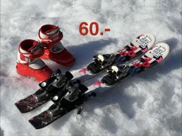 Ski et chaussures pour enfants de 2 à 4 ans