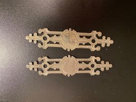 2 alte Beschläge, eventuell Jugendstil