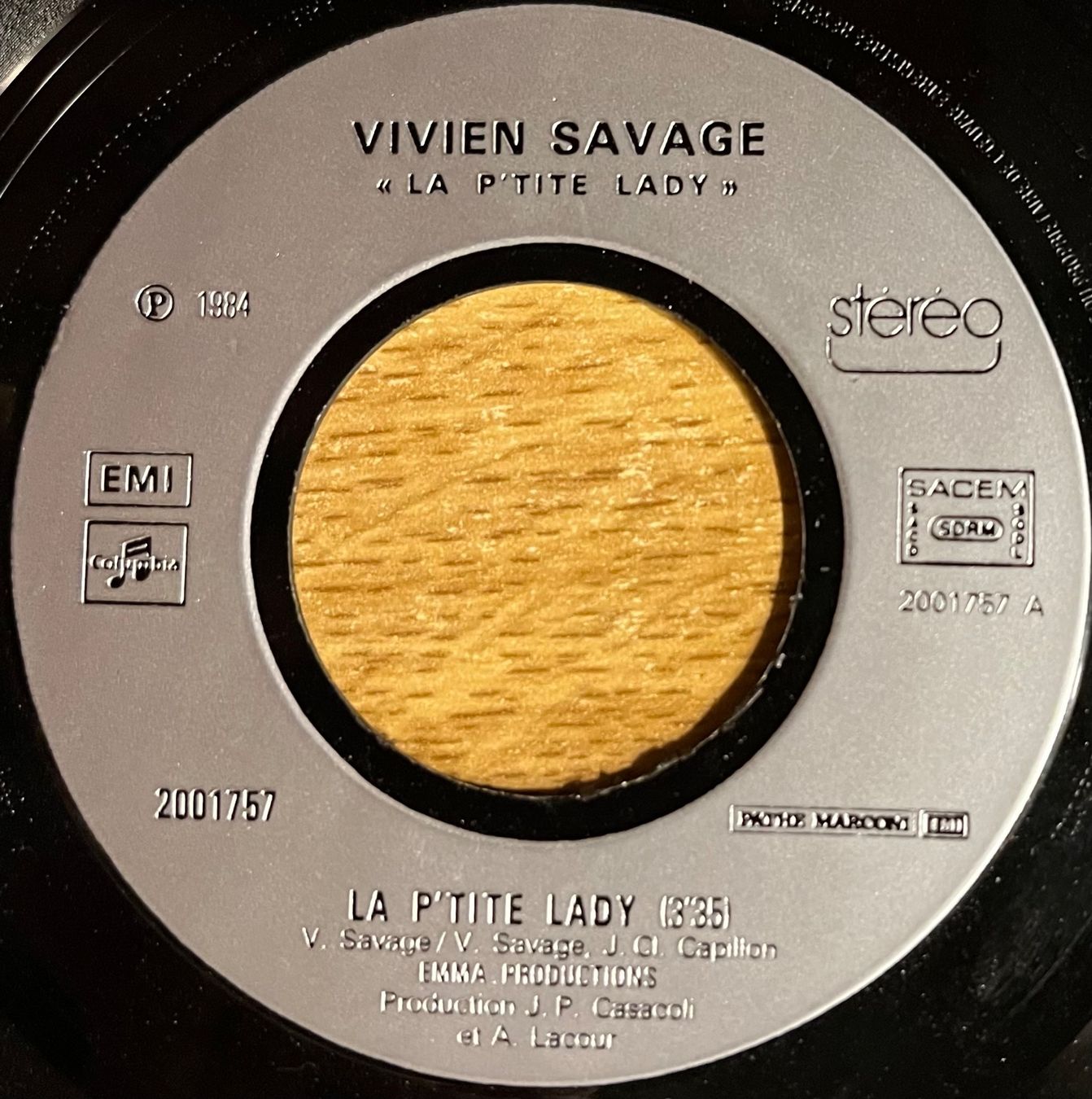 Dischi in vinile: VIVIEN SAVAGE - LA P'TITE LADY – Usato da Bussigny venduto da vinyl-pas-cher 2
