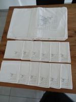 Tischtuch mit 12 Servietten, garantiert  Handarbeit
