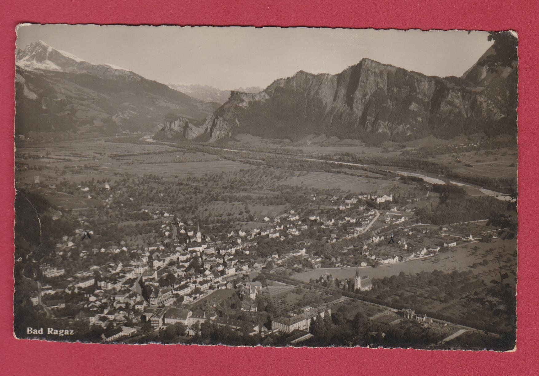 Cartoline postali: Bad Ragaz   :   alte Ansichtskarte gest. 1948 – Usato da Vitznau venduto da Ropaku 1