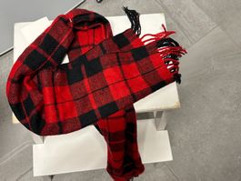 Echarpe à carreaux rouge pour adulte ou ado