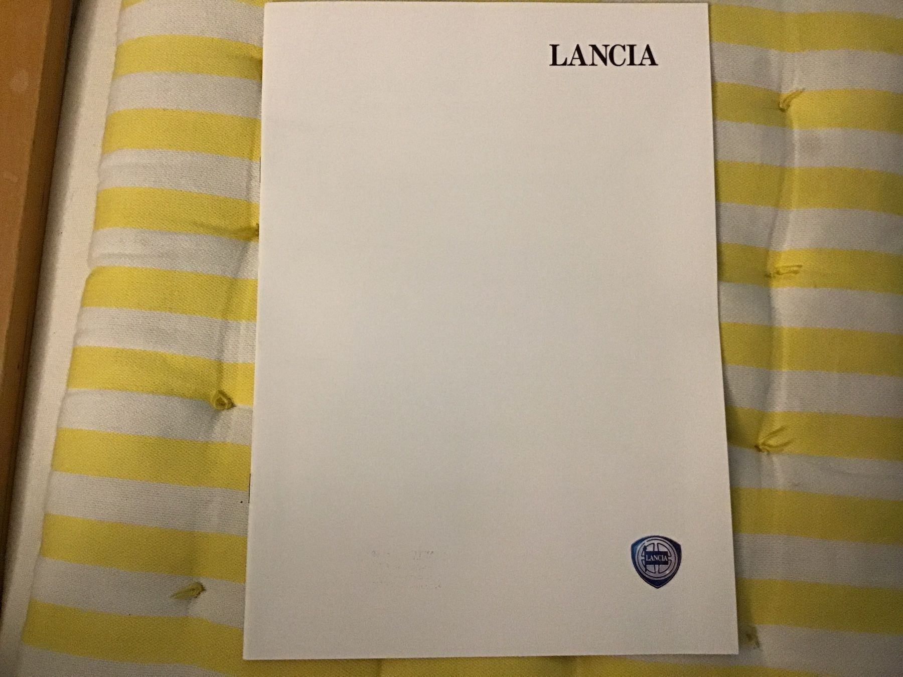 Lancia Dokumente: Lancia Programm Verkaufsprospekt – Gebraucht aus Scherzingen von Starseller62