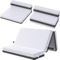 Klappmatratze 75x200x15 cm Gel 4-teilig 3-in-1