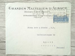 TR97 Enveloppe + Timbre France 1947