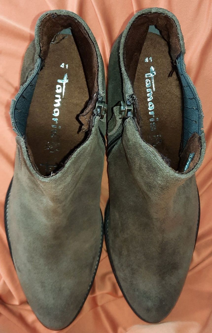 Tamaris Scarpe da donna: TAMARIS Echt Leder Stiefelette Braun Gr.41 – Nuovo (secondo la descrizione) da Seuzach venduto da VT-Collections2 8