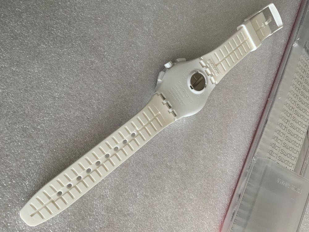 Swatch Chrono Plastic BASIC WHITE - ungetragen (Neu und ...
