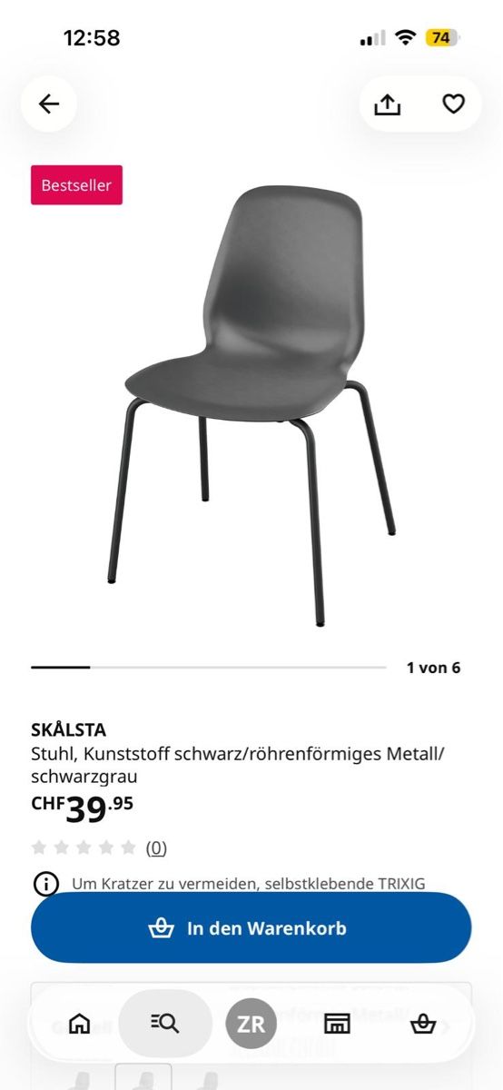Ikea Stühle: 4x Ikea Skalsta Stühle – Gebraucht aus Zürich von Zane99 3