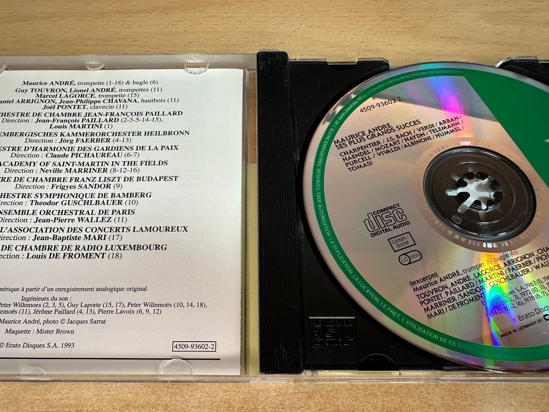 CD: P9 Maurice André – Ses Plus Grands Succès – Usato da Rikon im Tösstal venduto da Alpenmutz 2