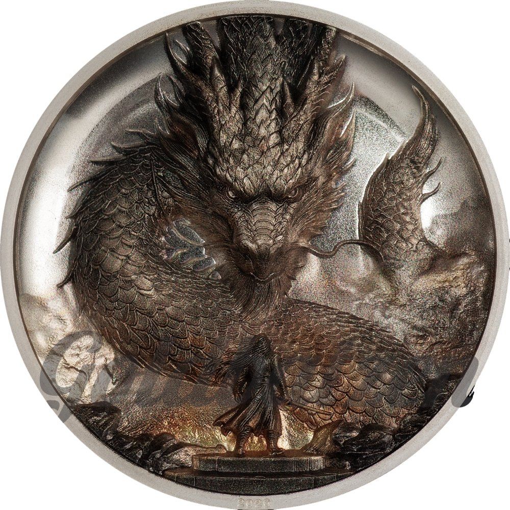 Alle Münzen: Cook Islands Thunder Dragon 3 oz 2026 – Neu und originalverpackt aus Liestal von Goldbatzen