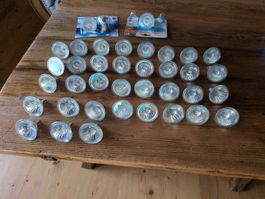 Halogen Spots, diverse Marken,  38 Stück, Top Zustand!