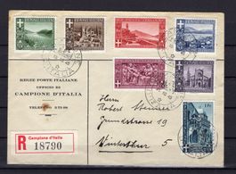 R6480  /  CAMPIONE 1944 lettre adressée pour la Suisse