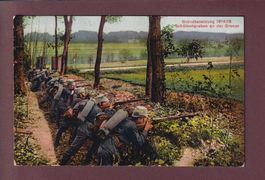 SOLDAT - Grenzbesetzung 1914 - Schützengraben