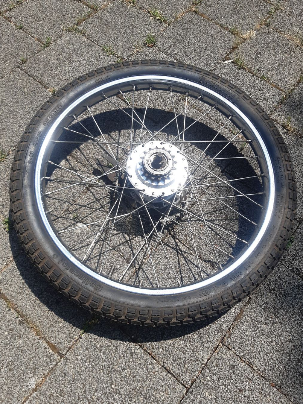 Puch Ciclomotori: Speichenrad 17" Puch Maxi – Usato da Zell LU venduto da Prijos 3