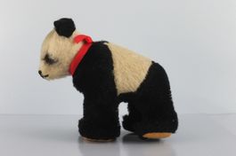 Pandabär, Bär, Stofftier, Mohair-Tier, antik, 60er