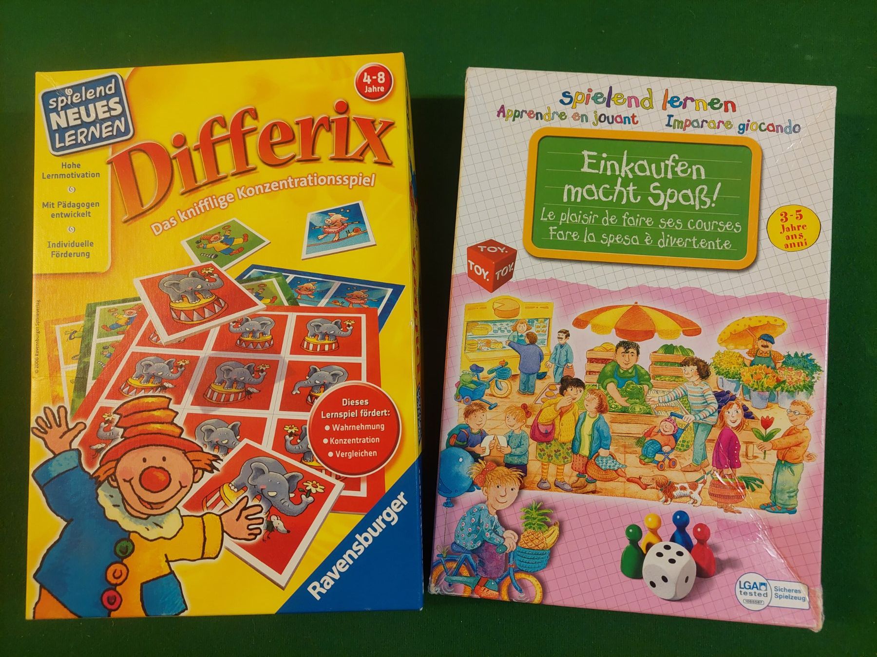 Ravensburger Giochi: 2 Lern-Spiele – Usato da Wynau venduto da Meysi