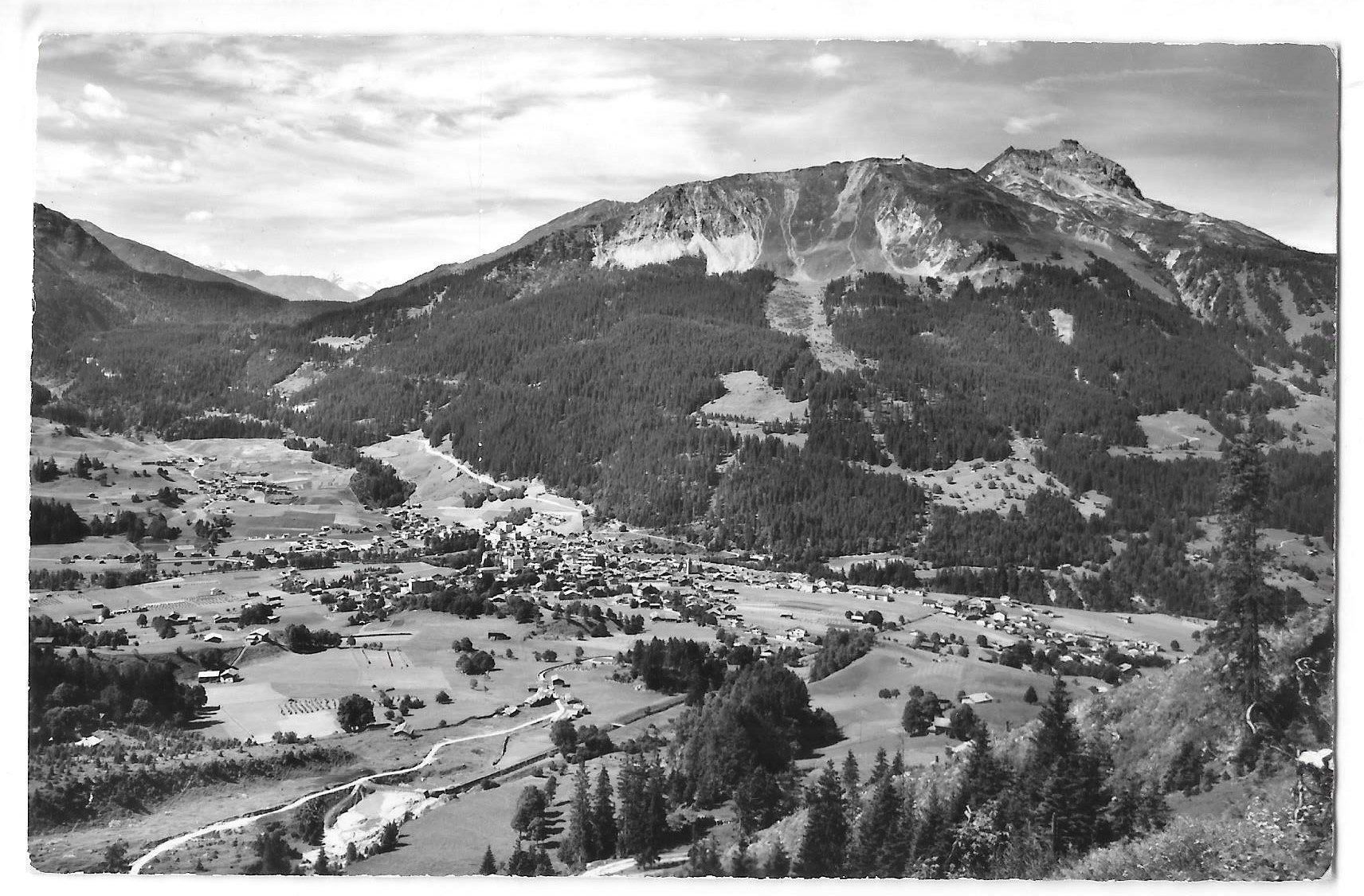Cartoline postali: Klosters Gesamtansicht – Usato da Olten venduto da clotaldi